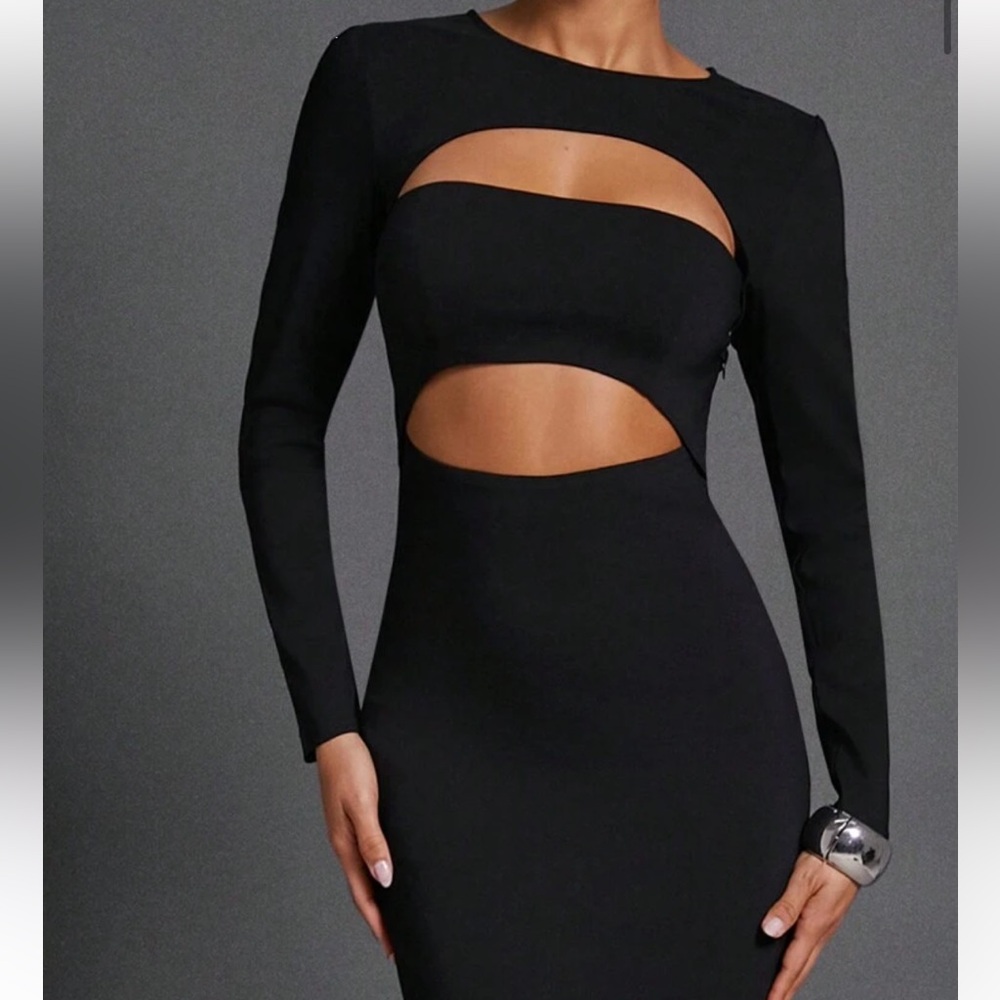 Black Midi Dress